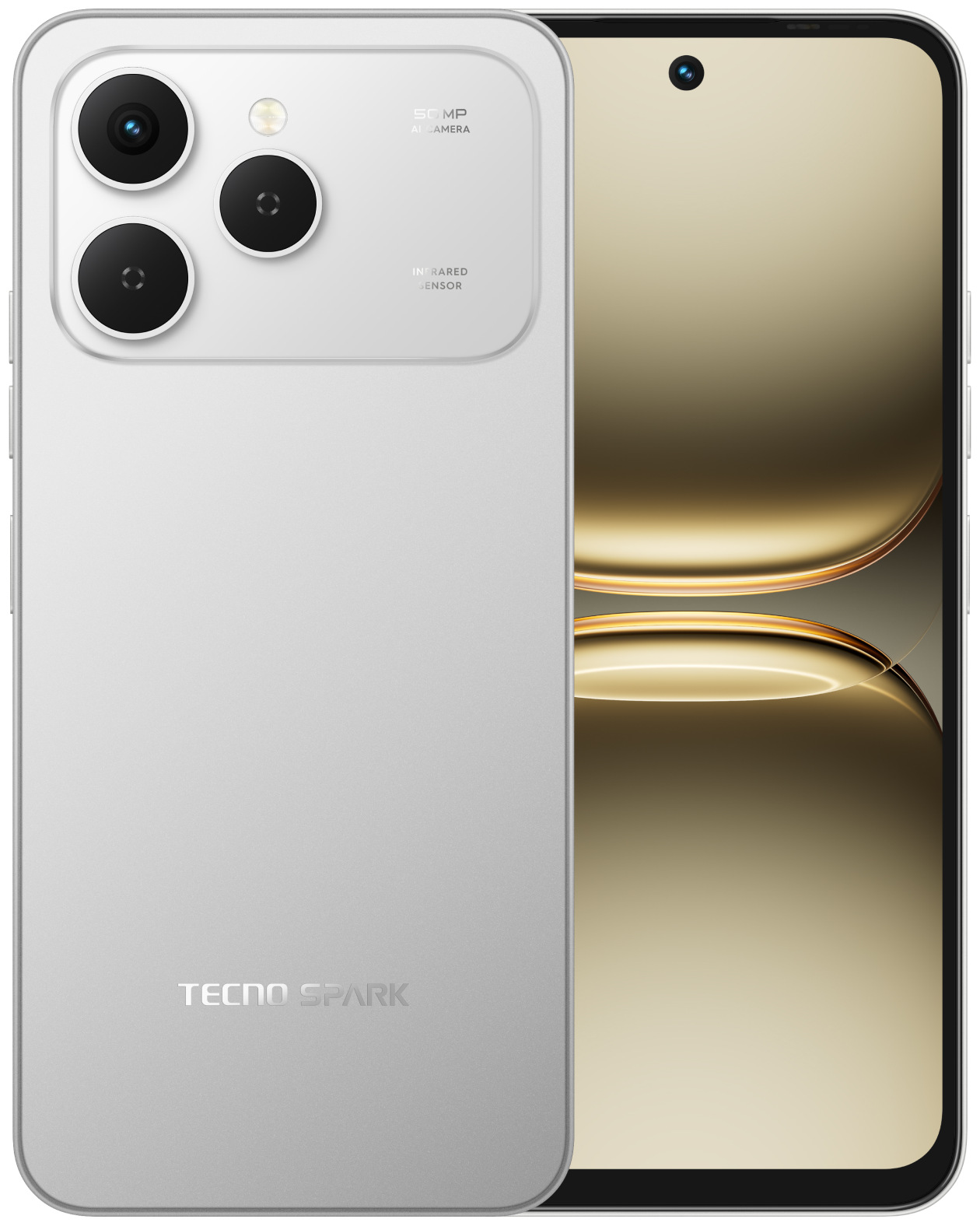 Смартфон Tecno Spark 40 8/256 ГБ серый