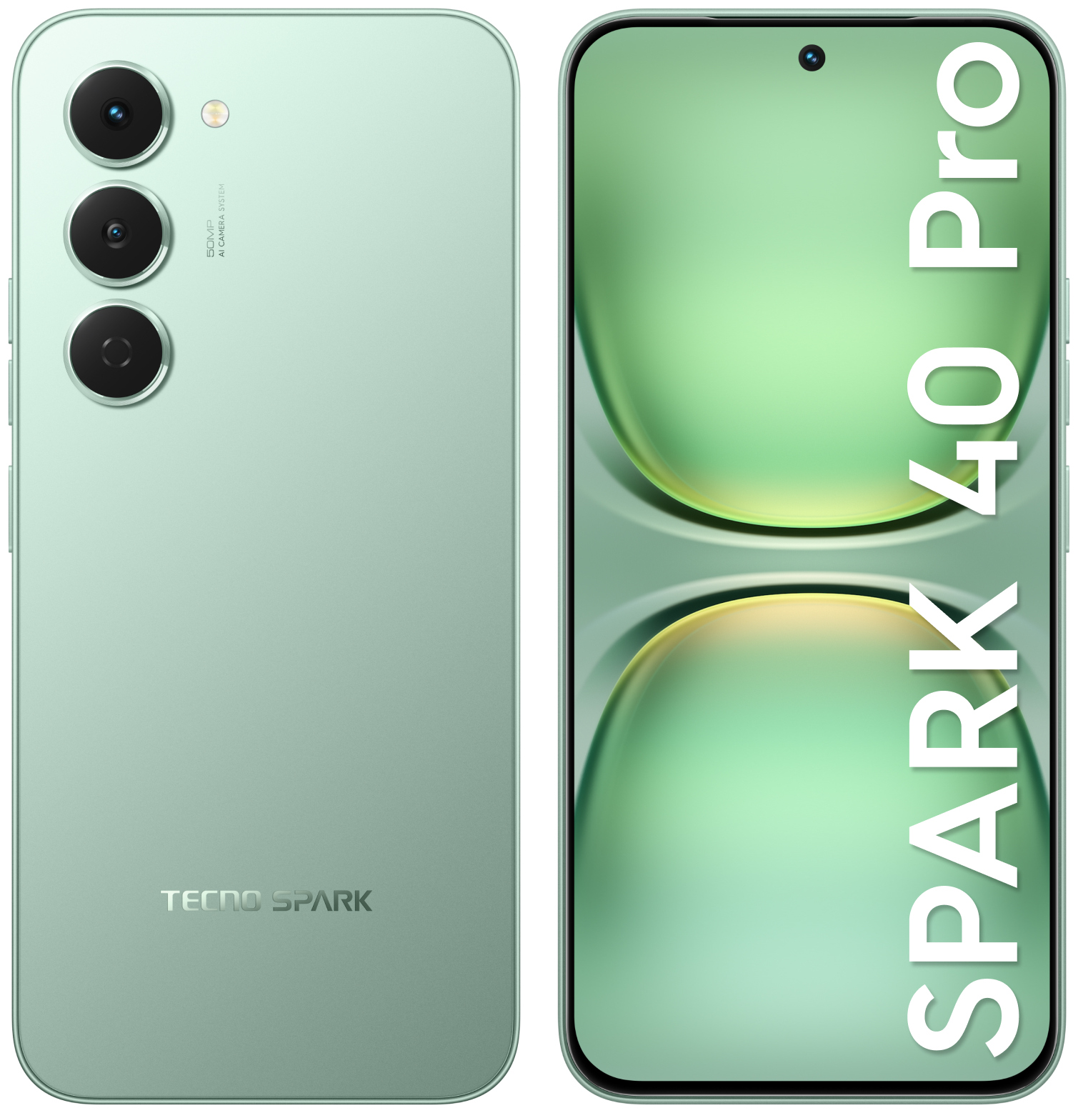 Смартфон Tecno Spark 40 Pro 8/256 ГБ зеленый