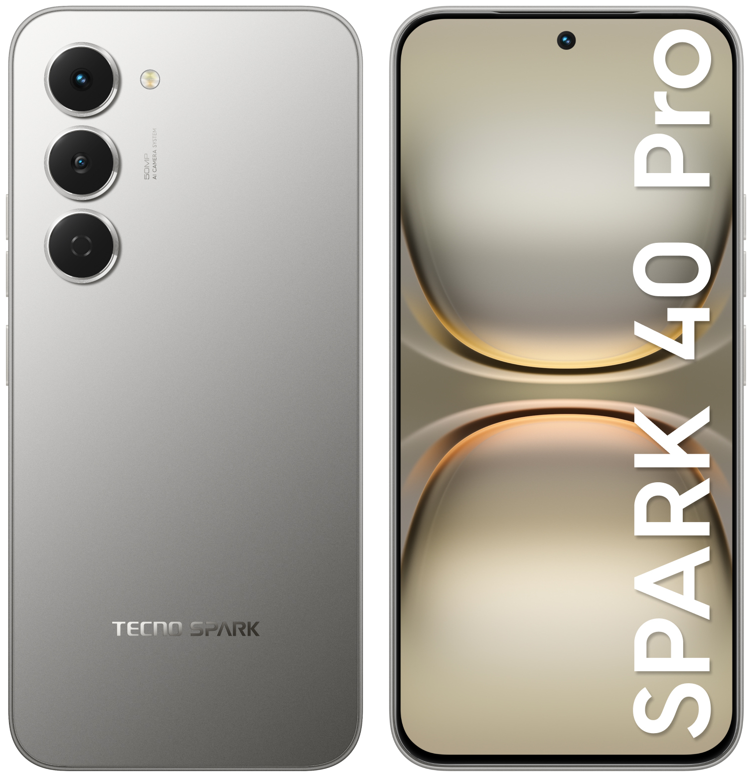 Смартфон Tecno Spark 40 Pro 8/128 ГБ серый