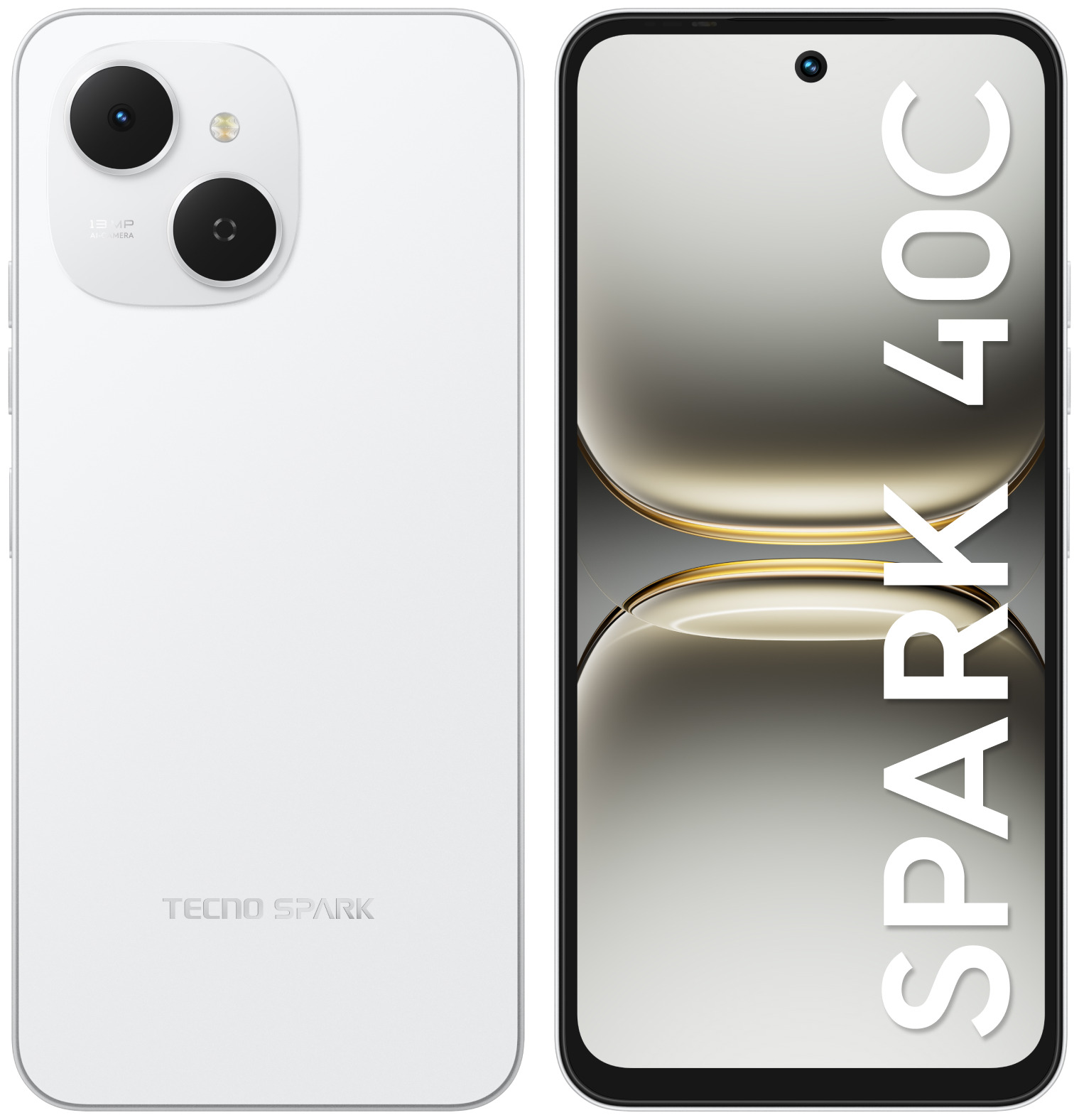Смартфон Tecno Spark 40C 8/128 ГБ белый