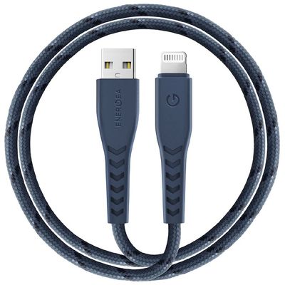 Кабель EnergEA NyloFlex Lightning to USB-A 1.5m MFI синий CBL-NF-BLU150