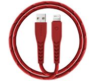 Кабель EnergEA NyloFlex Lightning to USB-A 1.5m MFI красный CBL-NFCL-RED150