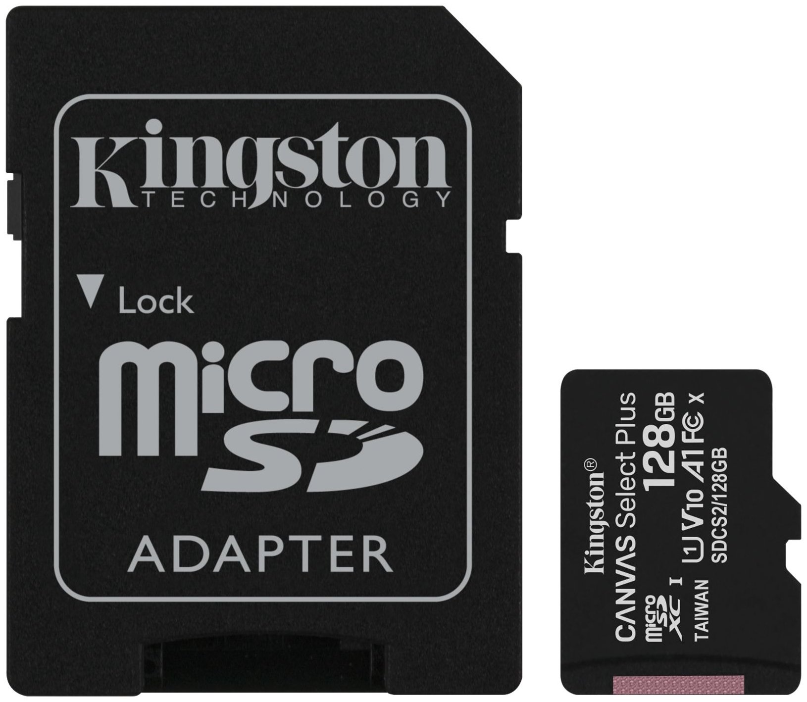 Карта памяти 128 ГБ Kingston Canvas Select Plus SDCS2/128GB