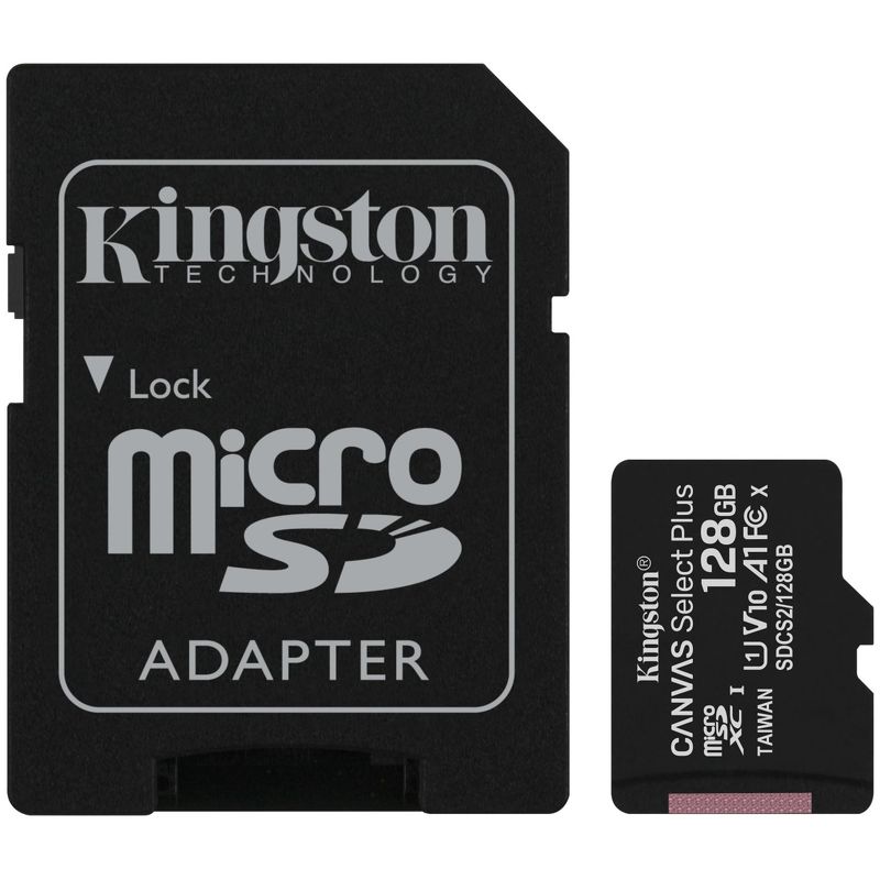 Карта памяти 128 ГБ Kingston Canvas Select Plus SDCS2/128GB