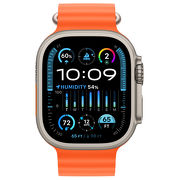 Смарт-часы Apple Watch Ultra 2 49mm титан с оранжевым Ocean ремешком