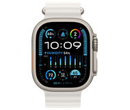 Смарт-часы Apple Watch Ultra 2 49mm титан с белым Ocean ремешком