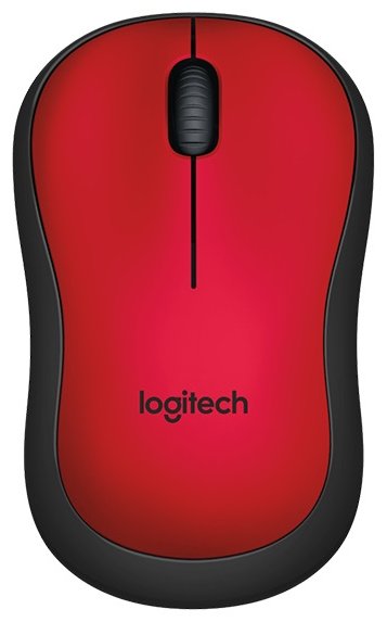 Беспроводная мышь Logitech M220 SILENT красный