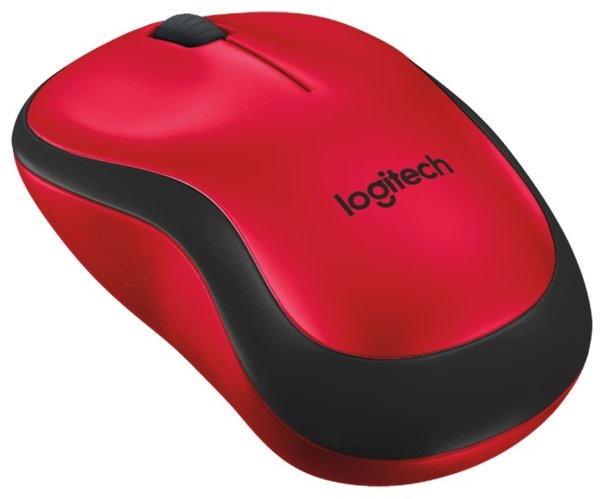 Беспроводная мышь Logitech M220 SILENT красный