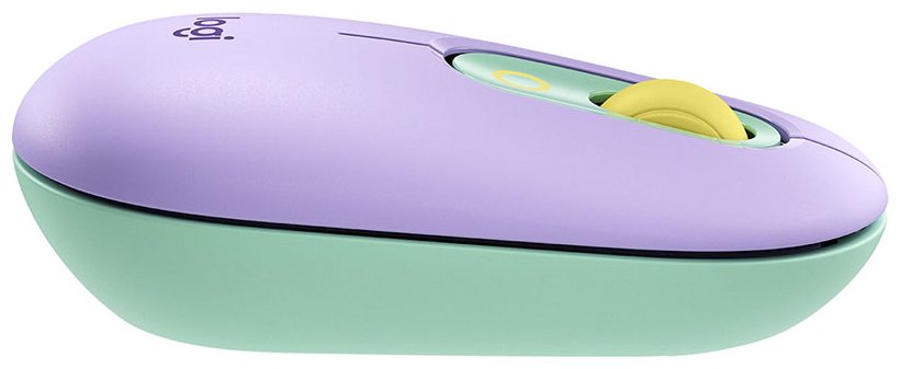 Беспроводная мышь Logitech POP Mouse фиолетовый 