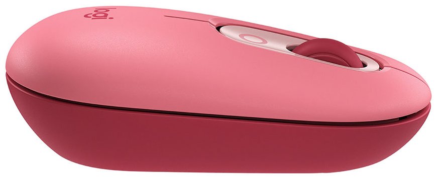Беспроводная мышь Logitech POP Mouse розовый 
