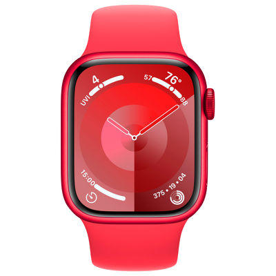 Смарт-часы Apple Watch Series 9 41mm красный с красным ремешком
