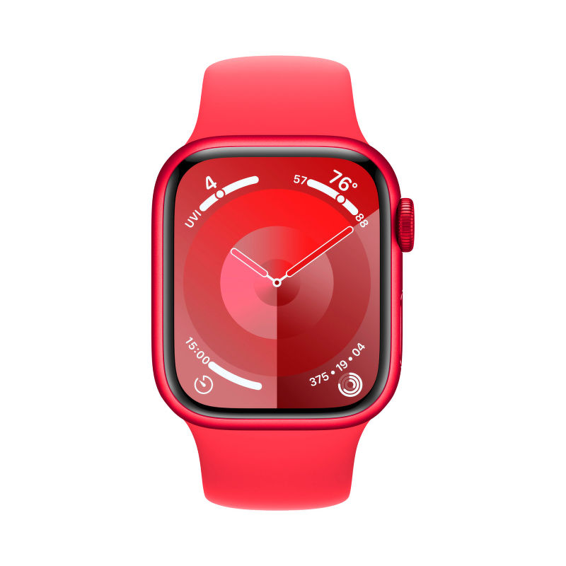 Смарт-часы Apple Watch Series 9 41mm красный с красным ремешком