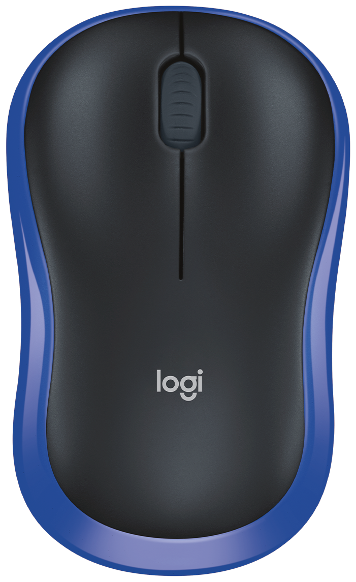 Беспроводная мышь Logitech M185 синий