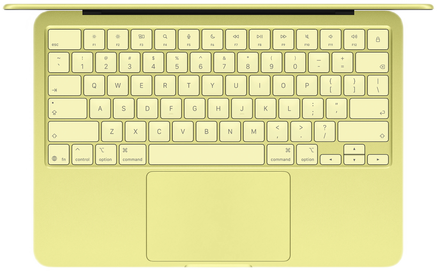 13" Ноутбук Apple MacBook Neo A18 Pro/8/512 ГБ желтый MHFE4