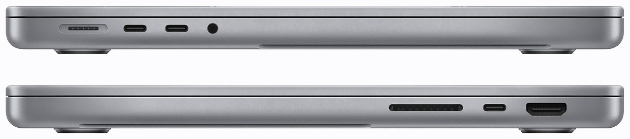 14,2" Ноутбук Apple MacBook Pro M1 Pro/16/512 ГБ MKGP3 серый