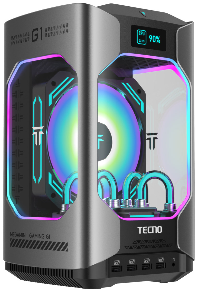 Компьютер Tecno Mega Mini Gaming G1  серый