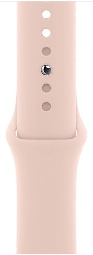 Смарт-часы Apple Watch Series 6 44mm золотистый с розовым ремешком