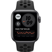 Смарт-часы Apple Watch SE Nike 40mm серый с черным ремешком ЕСТ