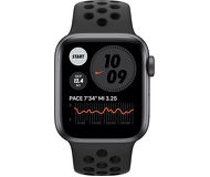 Смарт-часы Apple Watch SE Nike 40mm серый с черным ремешком ЕСТ