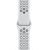 Смарт-часы Apple Watch SE Nike 40mm серебристый с белым ремешком