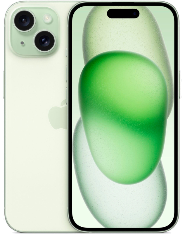 Смартфон Apple iPhone 15 512 ГБ зеленый