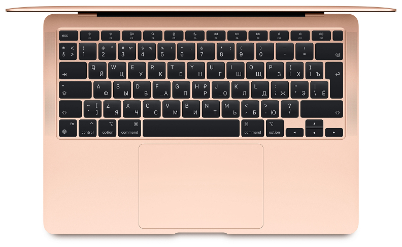 13,3" Ноутбук Apple MacBook Air M1/8/256 ГБ (MGND3RU/A) золотистый