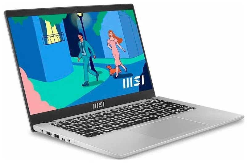 15,6" Ноутбук MSI Modern 15 B11M-002RU серебристый 