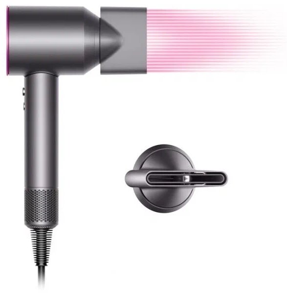 Фен Dyson Supersonic HD08 никель/фуксия