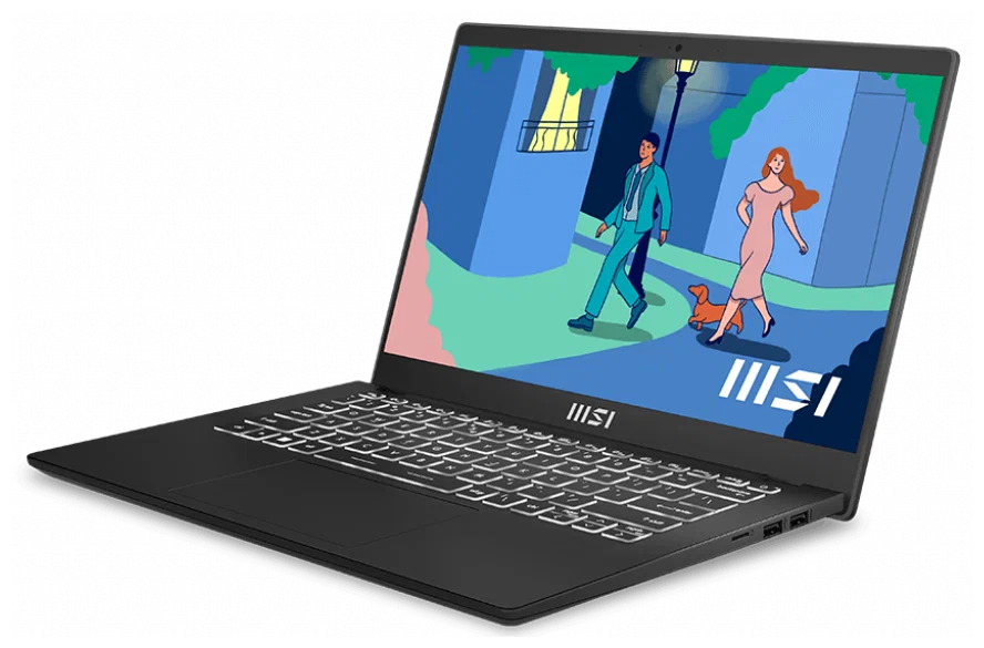 14" Ноутбук MSI Modern 14 C12M-231RU черный 