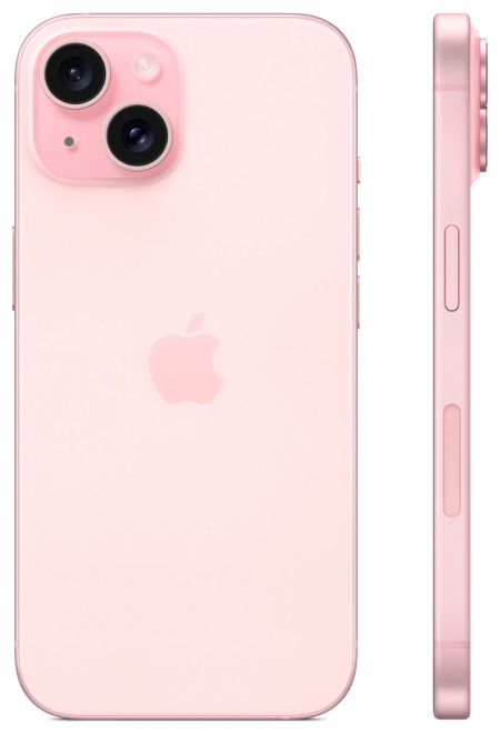 Смартфон Apple iPhone 15 512 ГБ розовый