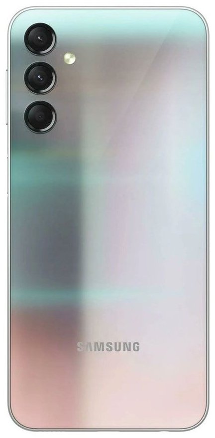 Смартфон Samsung Galaxy A24 6/128 ГБ серебристый