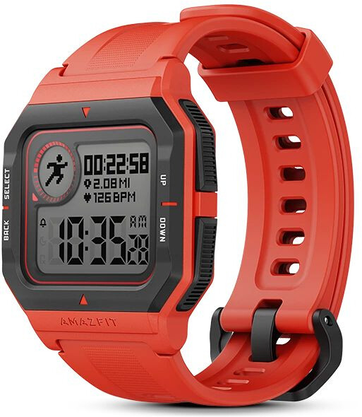 Смарт-часы Amazfit Neo оранжевый с оранжевым ремешком