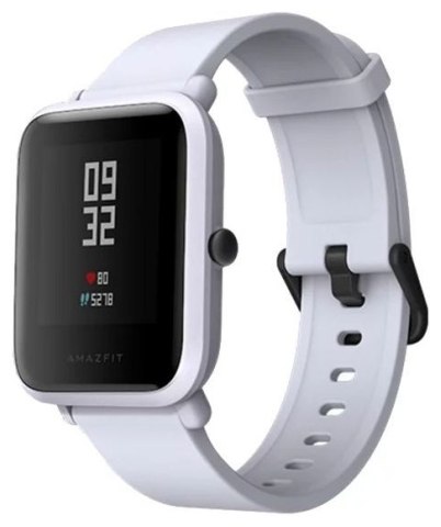 Смарт-часы Amazfit Bip белый с белым ремешком