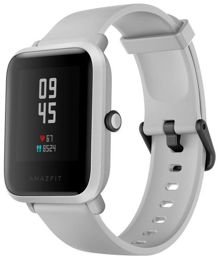 Смарт-часы Amazfit Bip S белый с белым ремешком