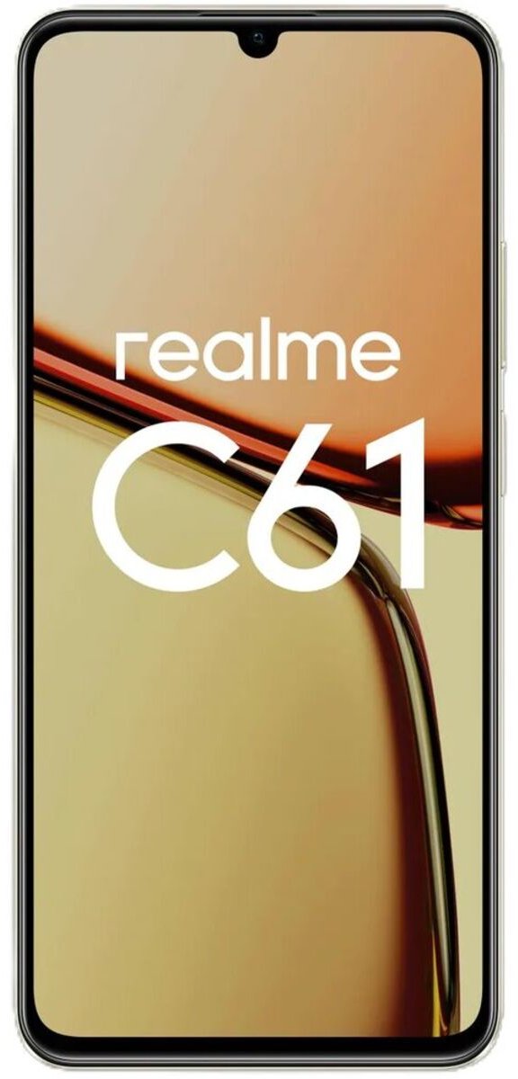 Смартфон Realme C61 6/128 ГБ золотистый