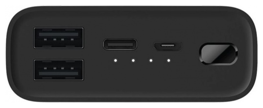 Портативный аккумулятор Xiaomi Mi Power Bank 3 Ultra Compact 10000 mAh черный BHR4412GL