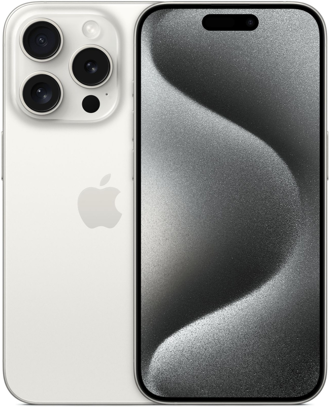 Смартфон Apple iPhone 15 Pro 256 ГБ белый титан