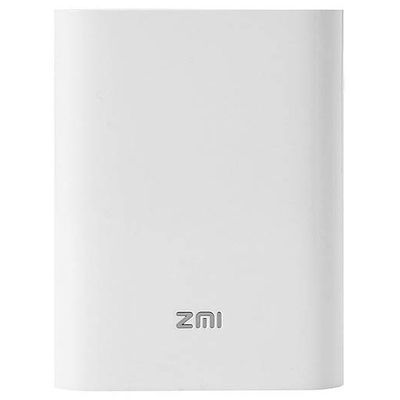 Портативный аккумулятор + роутер Xiaomi ZMI Power Bank 7800 mAh белый