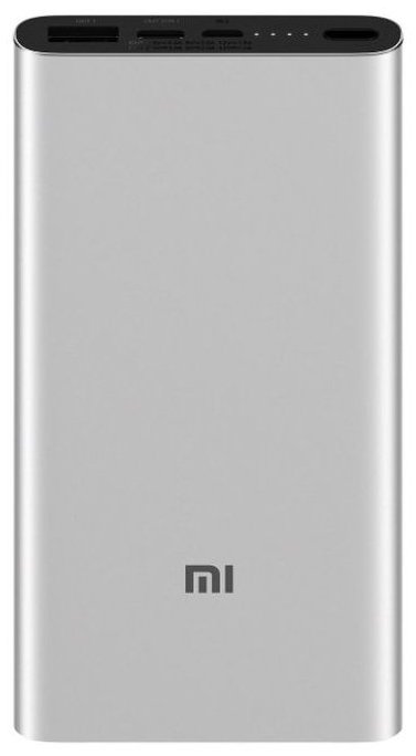 Портативный аккумулятор Xiaomi Mi Power Bank 3 Bank 3 10000 mAh серебристый