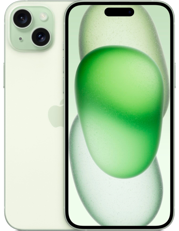 Смартфон Apple iPhone 15 Plus 128 ГБ зеленый