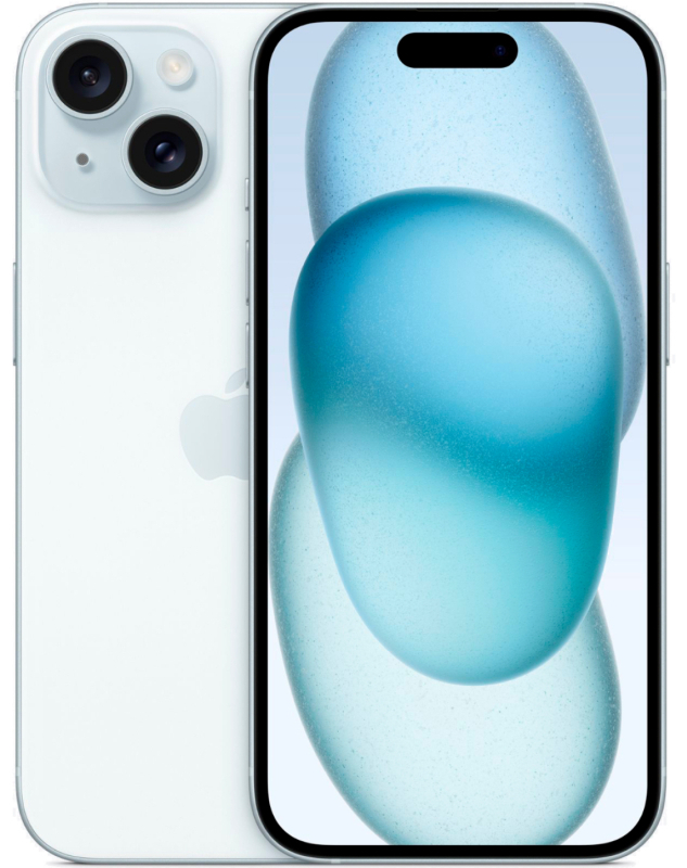 Смартфон Apple iPhone 15 512 ГБ синий